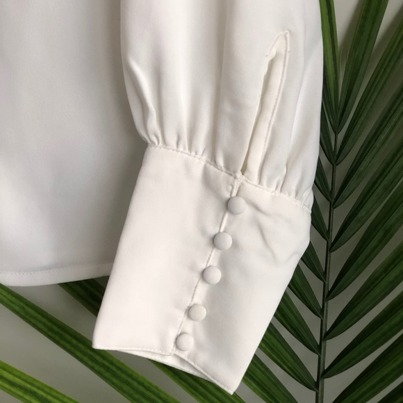 Dynamite White Blouse NWOT - Picture 2 of 6